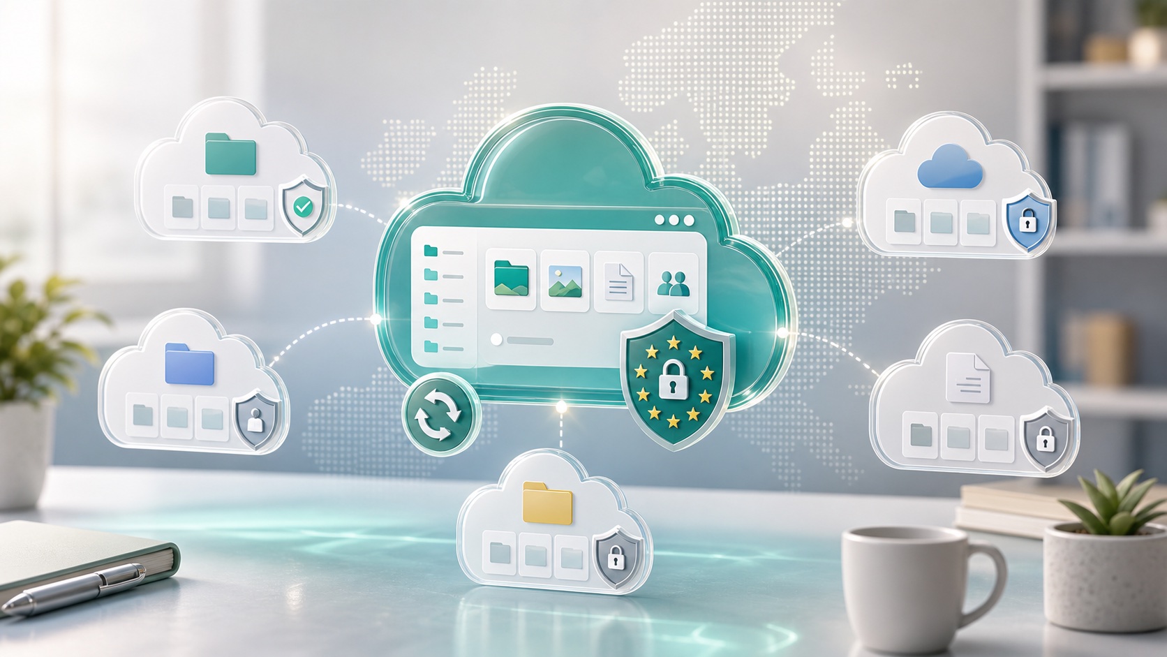 Cloud européen, fichiers synchronisés et confidentialité