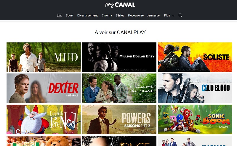 Service CANAL PLAY