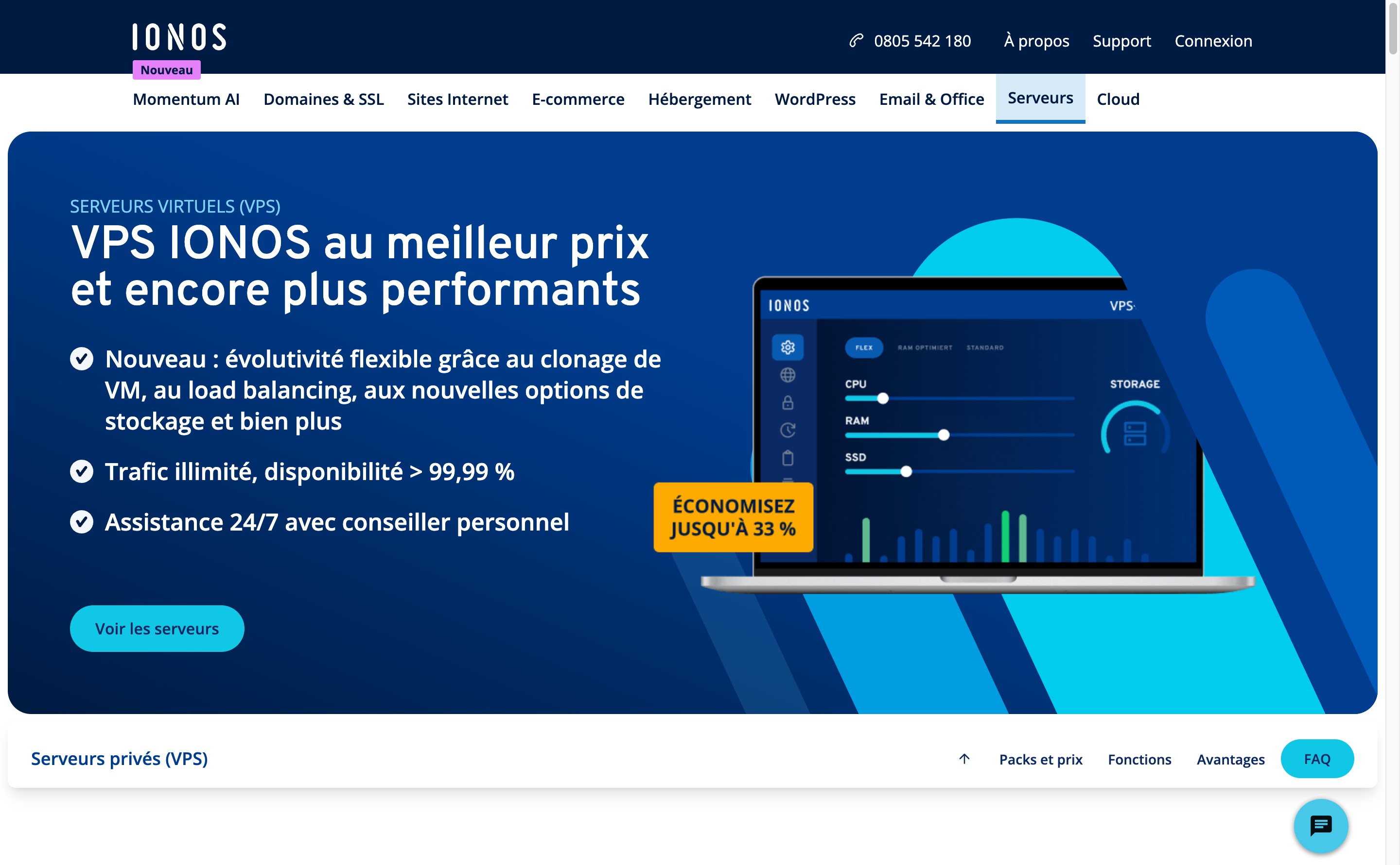 Page VPS IONOS