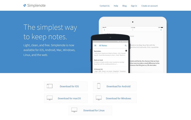 SimpleNote