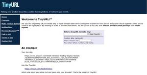 Accueil TinyURL